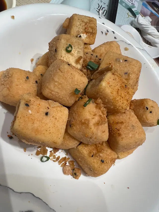 等咗45分鐘嘅金磚豆腐