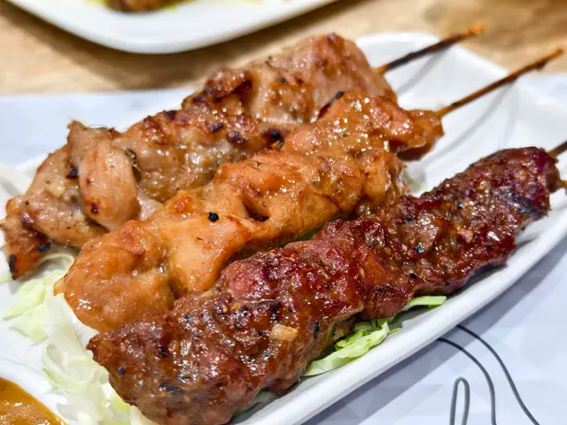 串燒雞牛羊三串