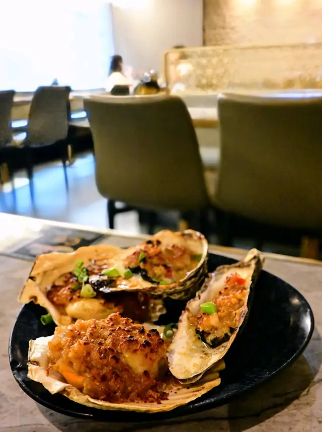 泰式燒生蠔、泰式燒元貝