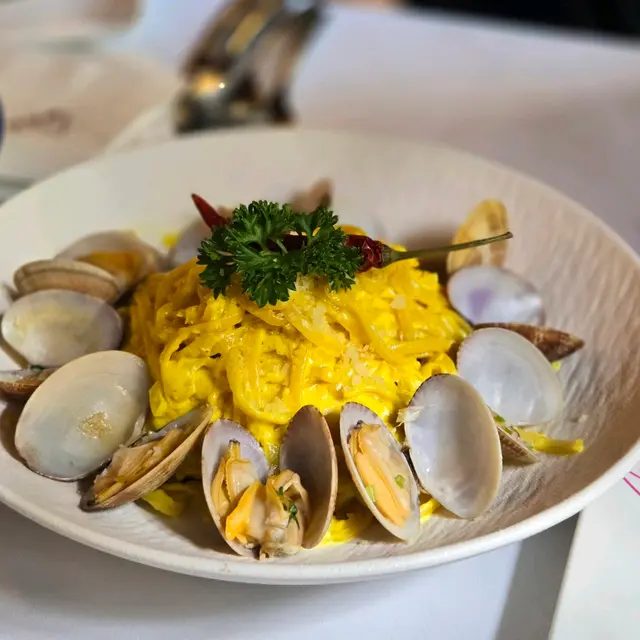 葡式芝士海鮮意大利扁麵