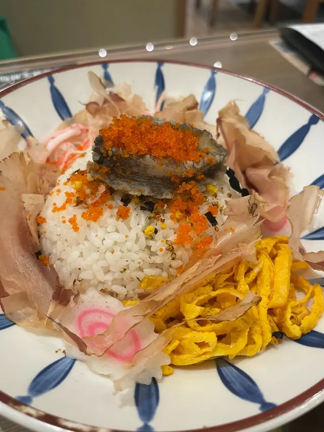 櫻花蝦磯燒鮑魚香片茶湯飯