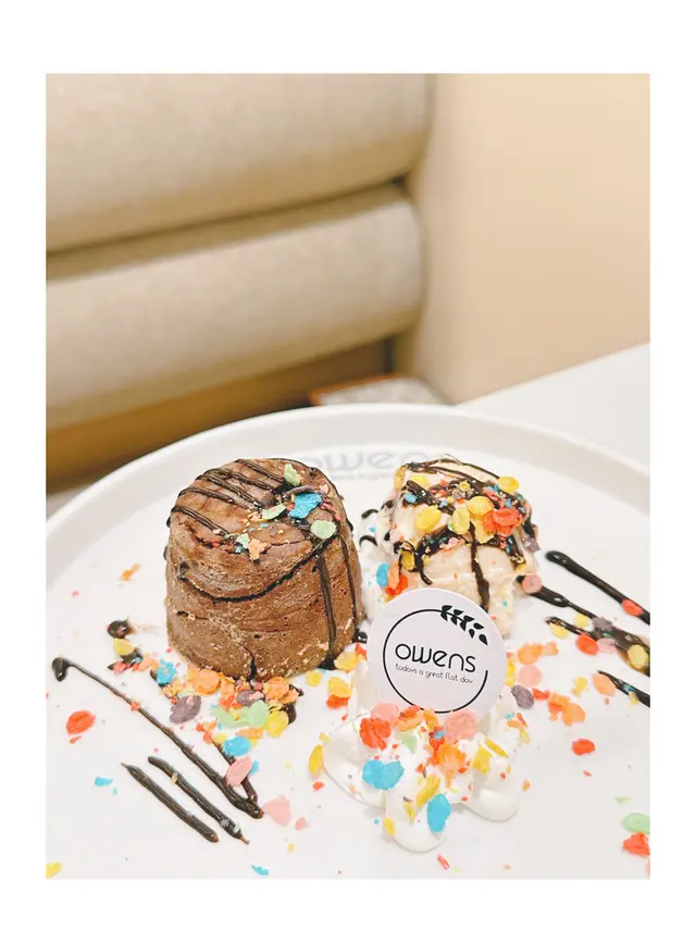 朱古力心太軟伴雪糕