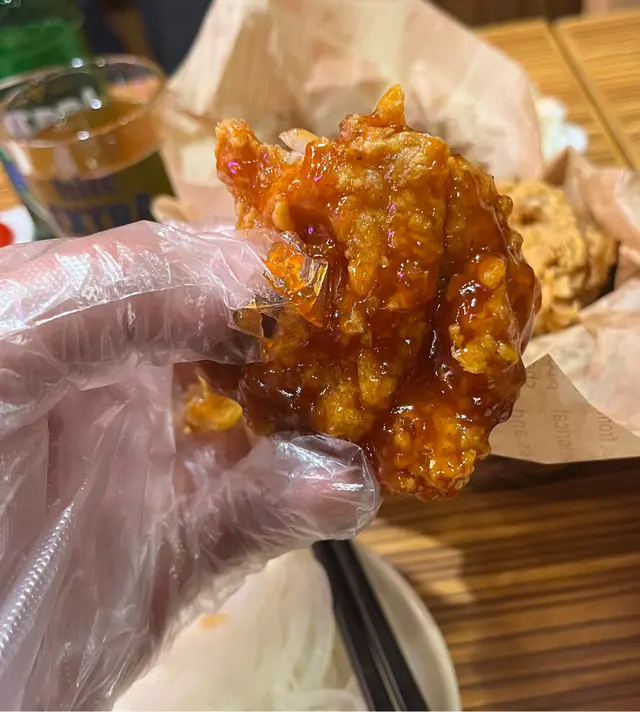 甜辣炸雞