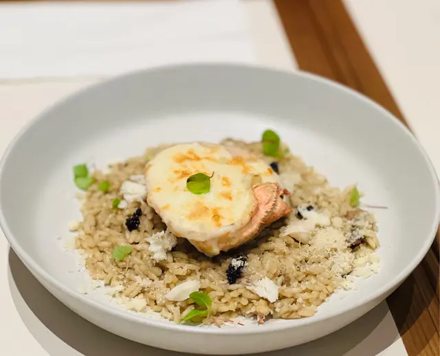 甲羅味噌蟹蓋 & 蟹黃蟹肉意大利飯