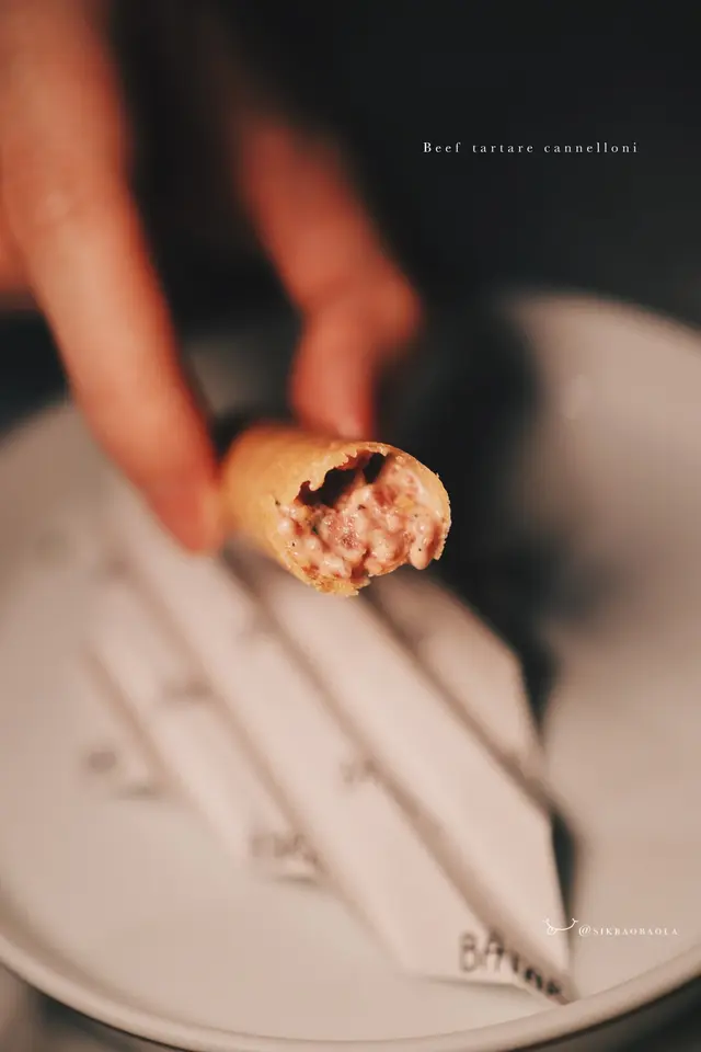 Beef Tartare Cannelloni