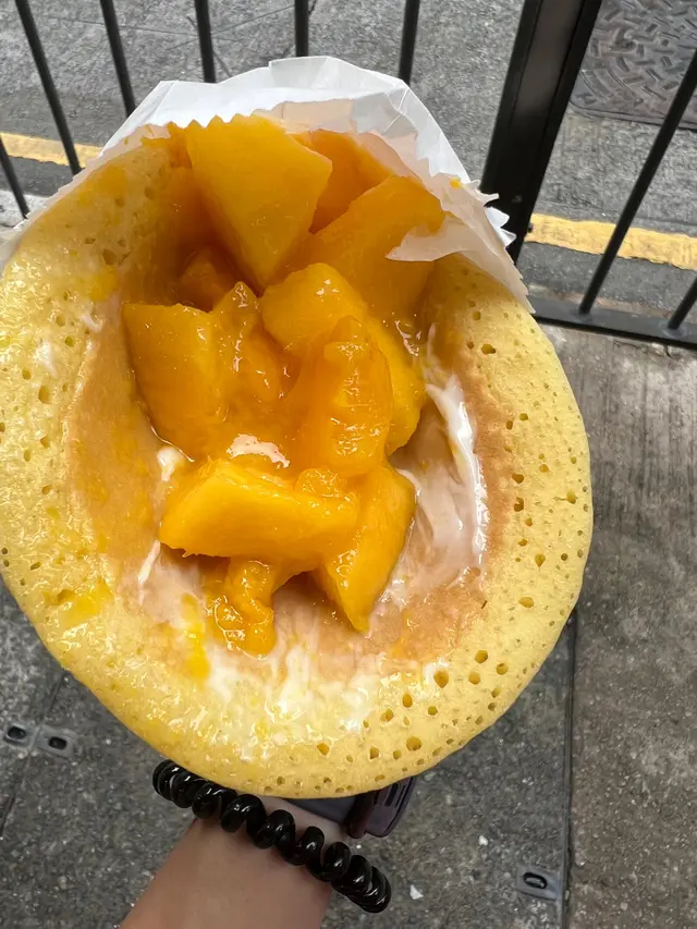 沙律淨芒果班戟