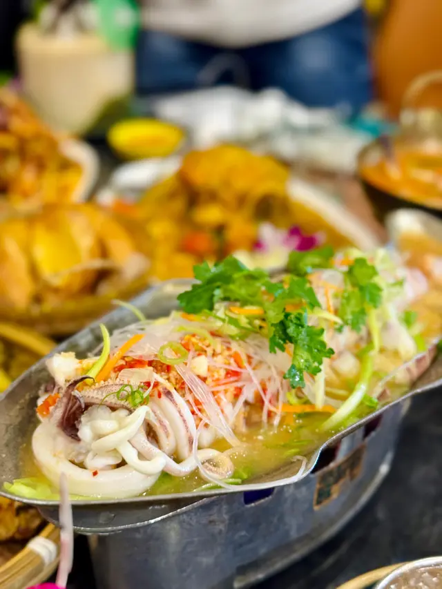 酸辣青檸鮮魷魚