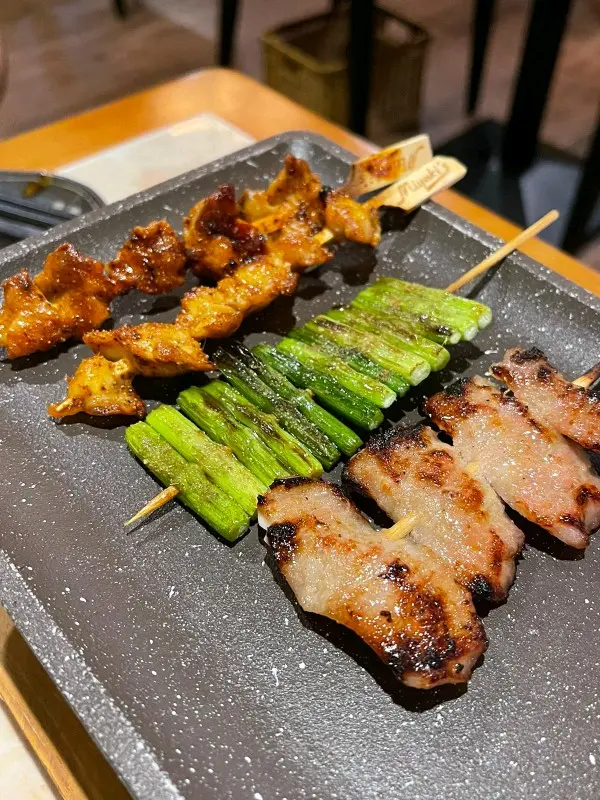 麻辣雞軟骨 + 孜然燒蒜芯 + 福崗味噌松板豬