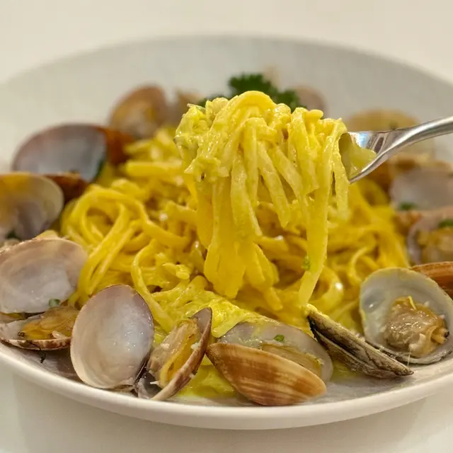 葡式芝士風味海鮮扁麵