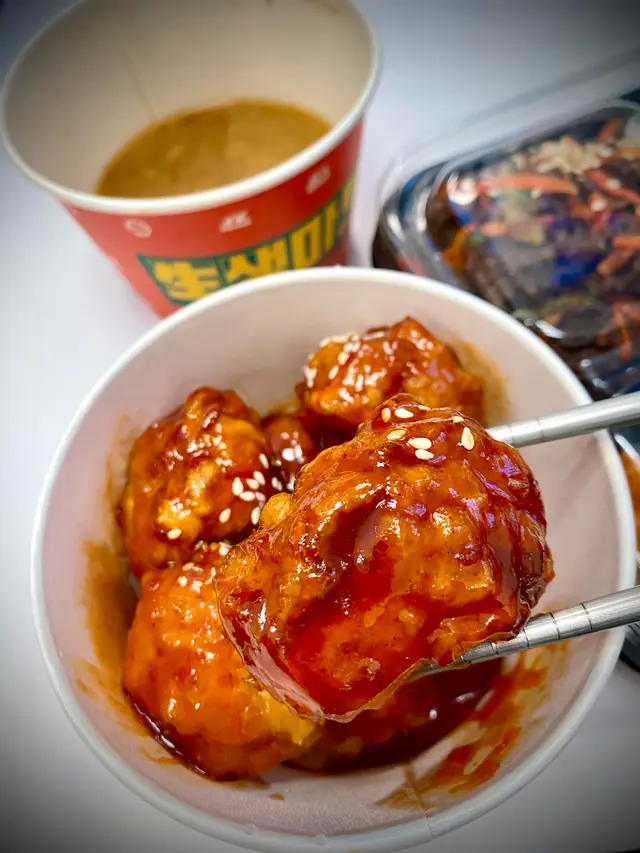 📌甜辣無骨炸雞（小） 