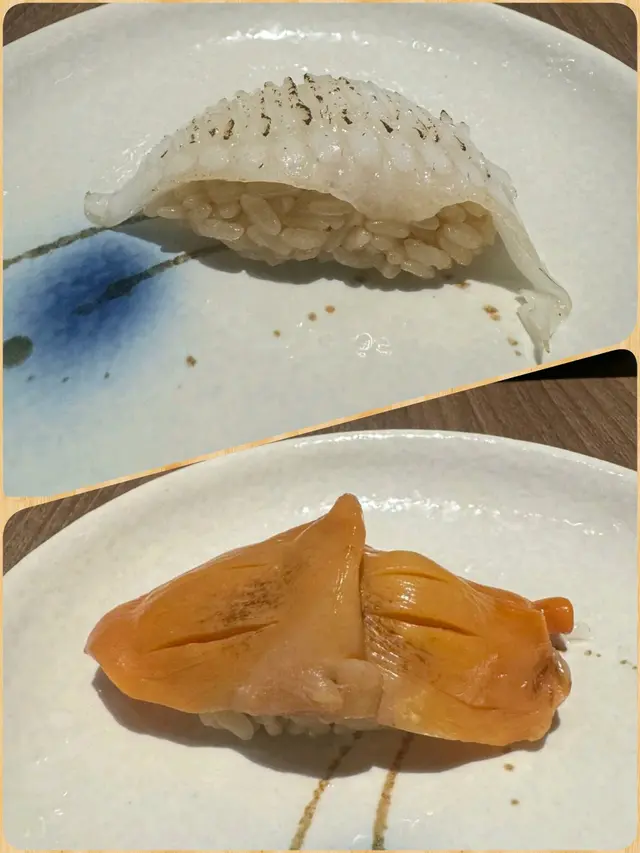 火炙左口魚裙邊 ＆ 赤貝