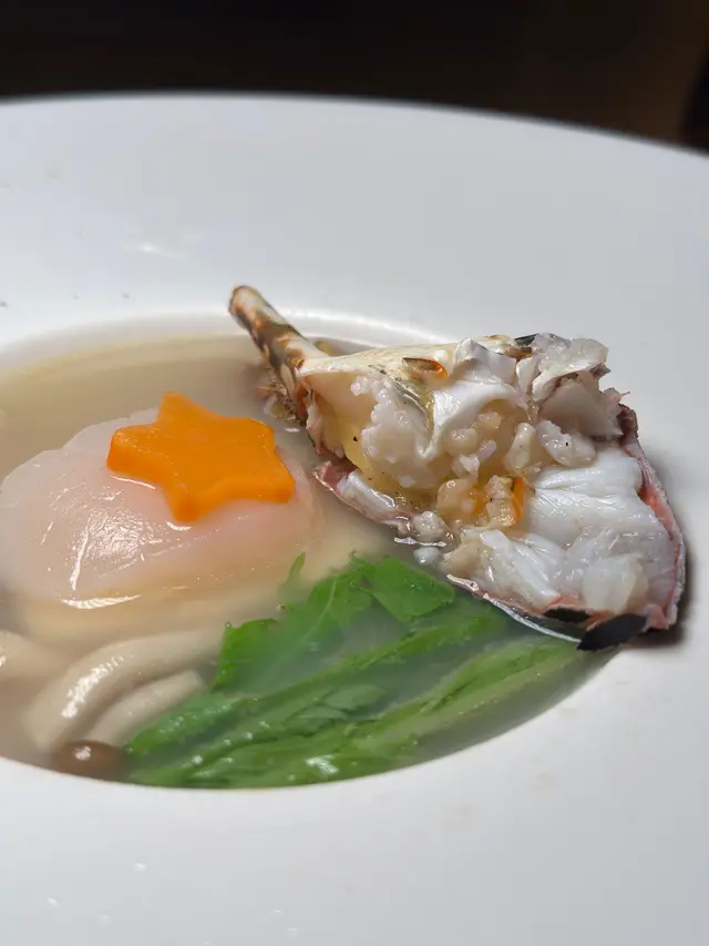 刺身帶子豆腐鯛魚湯