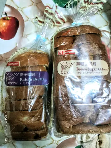 提子面饱、黑糖香软饱