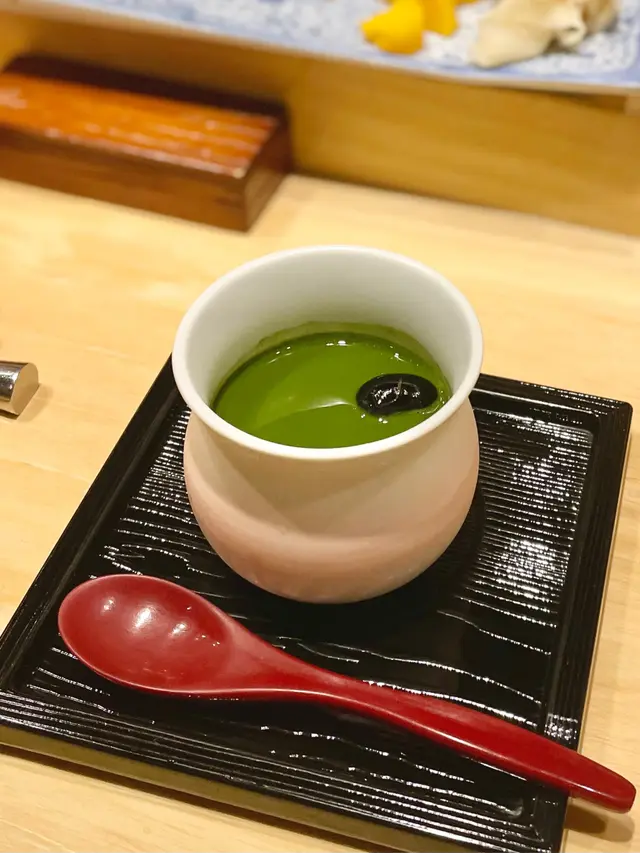 宇治抹茶奶凍
