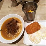 #沙嗲牛肉公仔麵 