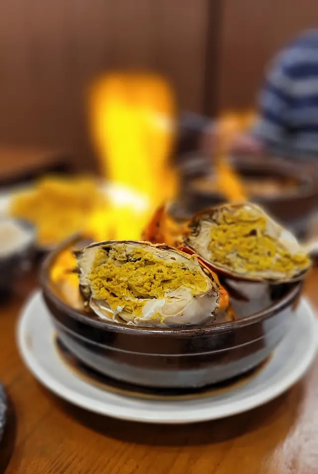 火焰鹽焗奄仔蟹