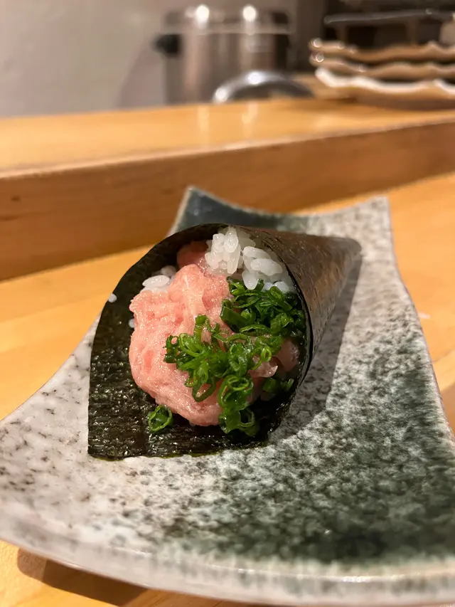 香葱呑拿魚手卷