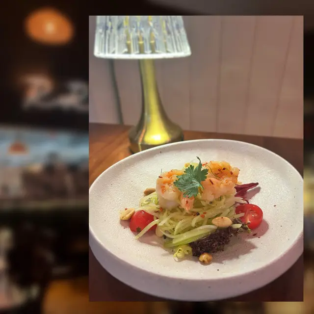 熱帶風情海蝦青瓜沙律