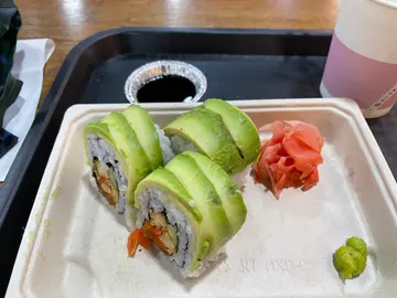 素鳗鱼牛油果卷