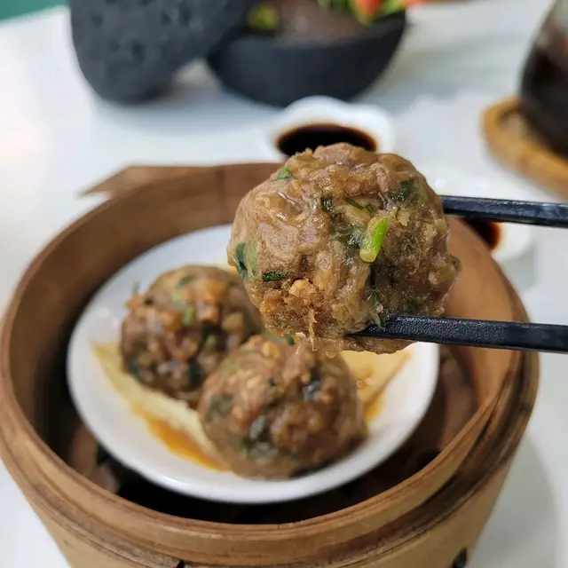 鮮竹蒸牛肉球