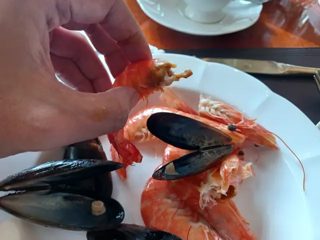 蝦肉及青口甜美。肉質鮮嫩。