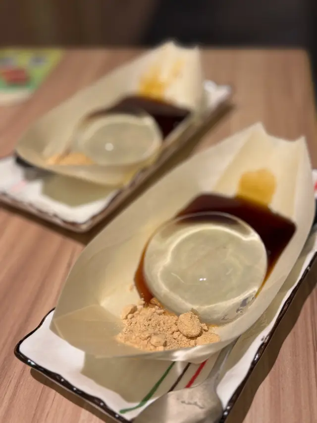 雨滴餅(黃豆粉&黑蜜)