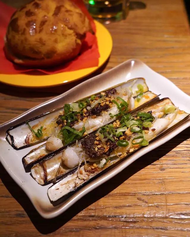 蒜蓉粉絲卷蟶子