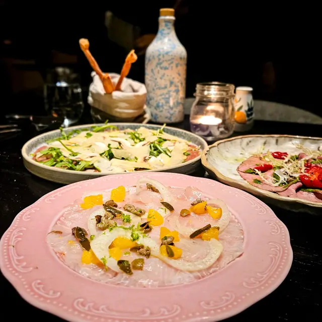 Cured Amberjack Carpaccio