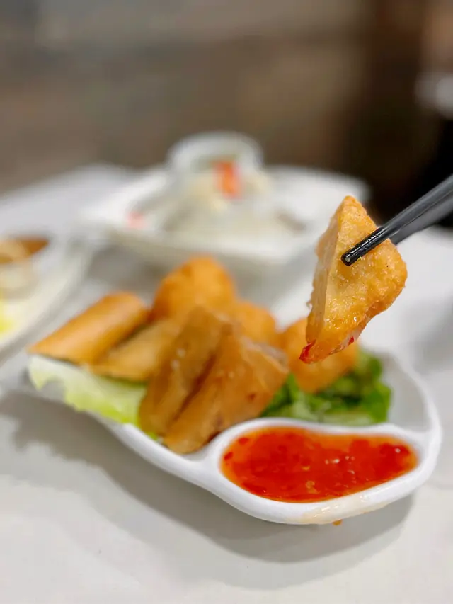 泰式炸蝦餅拼炸春卷