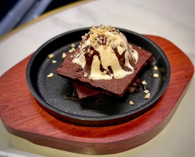 Set fire to the rain sizzling brownie