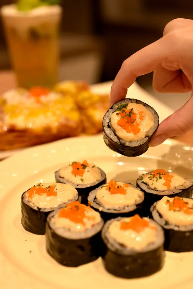 明太子蟹肉飯卷