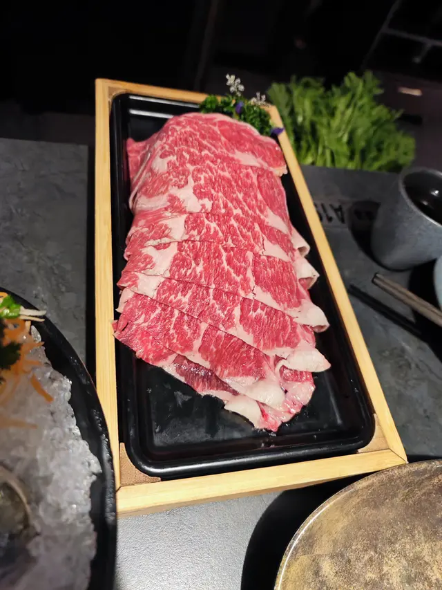 得幾塊薄如紙的牛