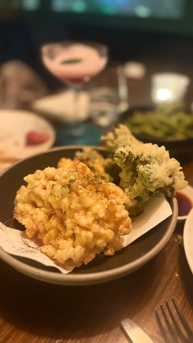 Broccoli and Corn Tempura & Sweet Corn