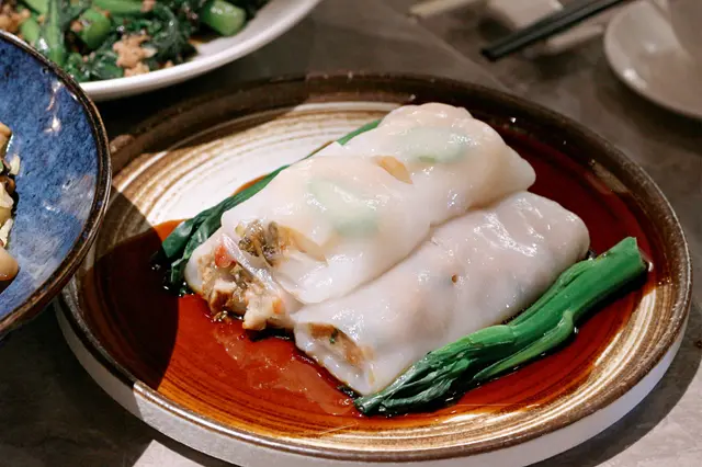 皇朝三式蒸腸粉(鮮蝦,叉燒,牛肉)