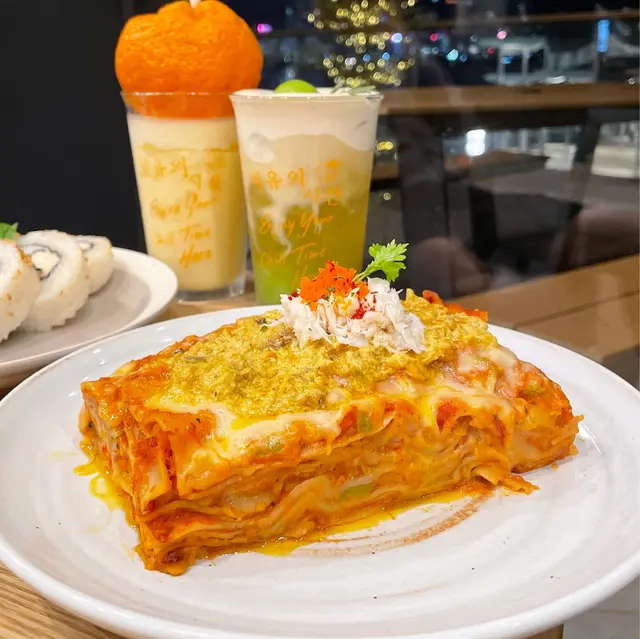 啖啖蟹肉千層麵