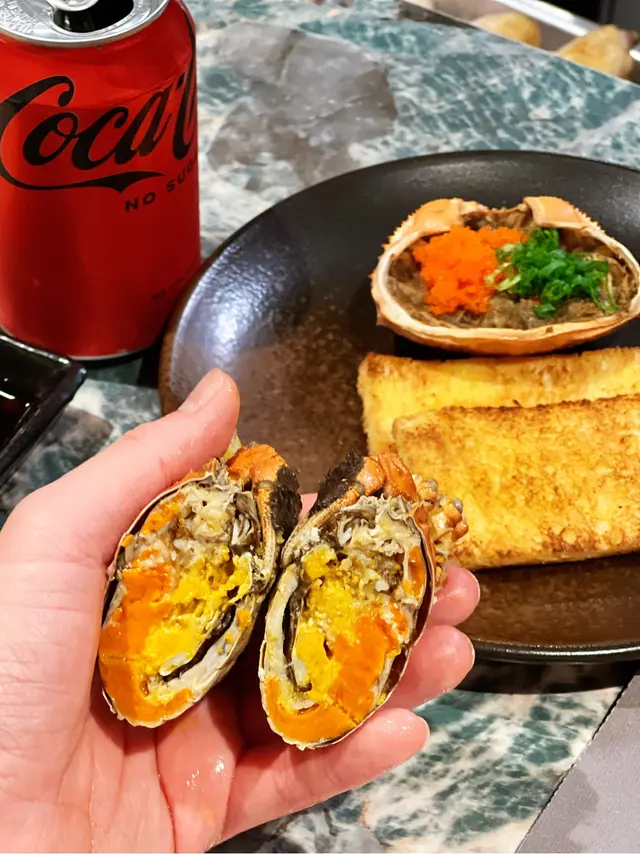凍花雕大閘蟹海鮮拼盤