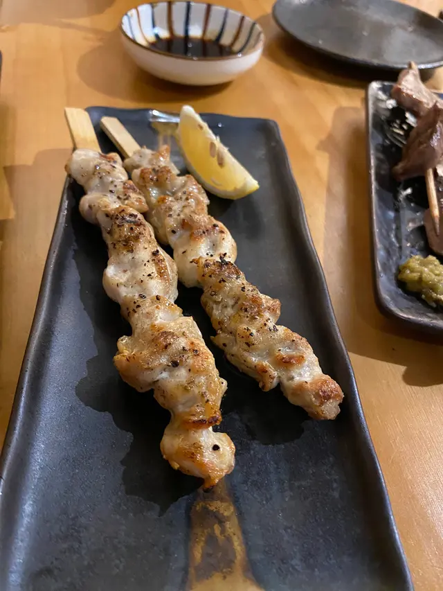 雞頸肉串燒