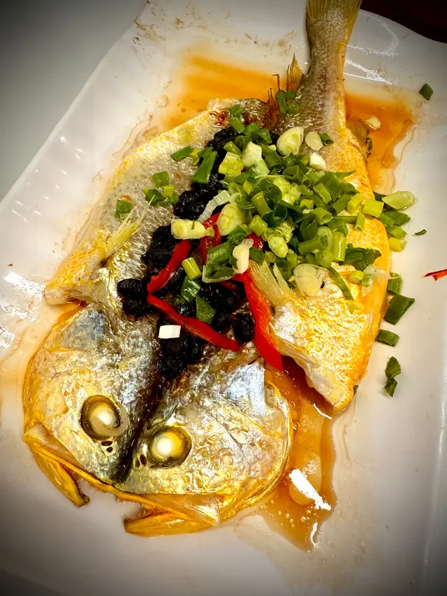 📌豉汁蒸黃花魚飯