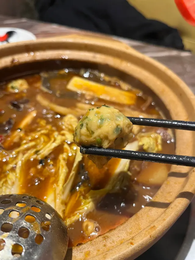 手打海量芫荽墨魚丸