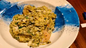 黑松露炒滑蛋虾仁