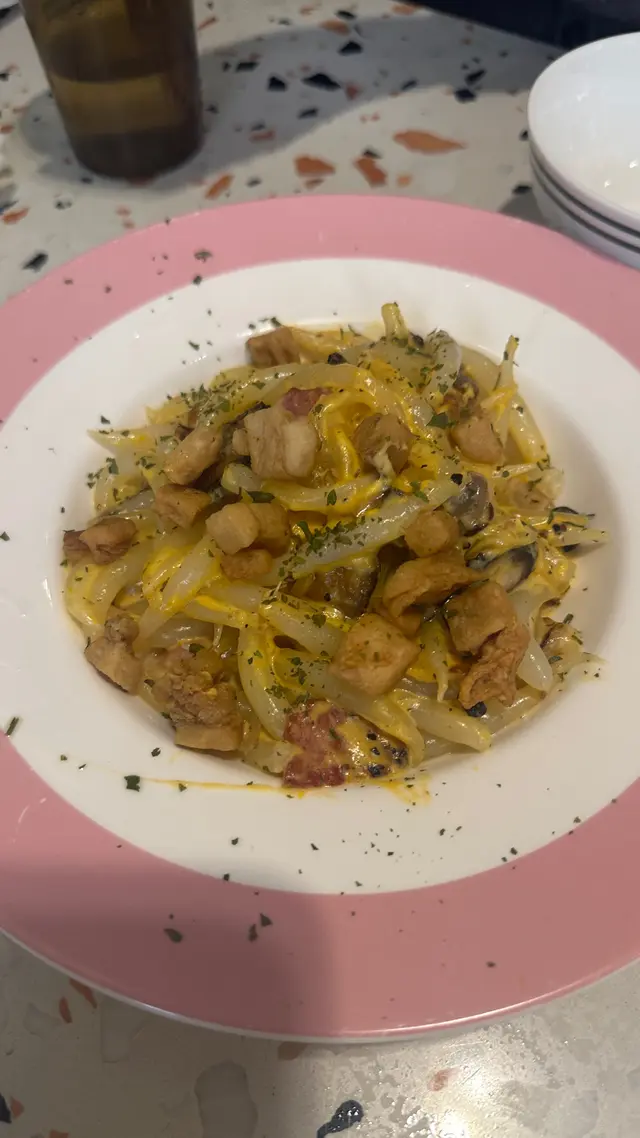 豬油渣卡邦尼銀針粉