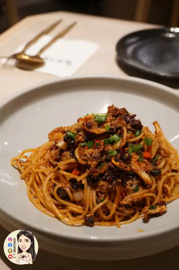 避风塘炒蟹肉意大利粉