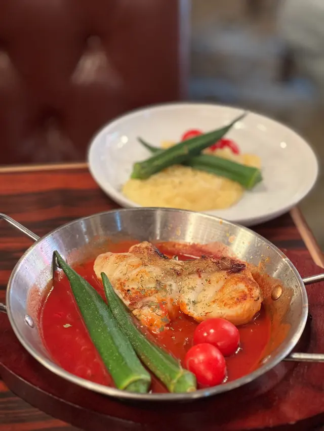 鑊仔燴香煎鮮龍躉扒