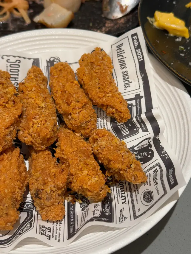 避風塘單骨雞翼