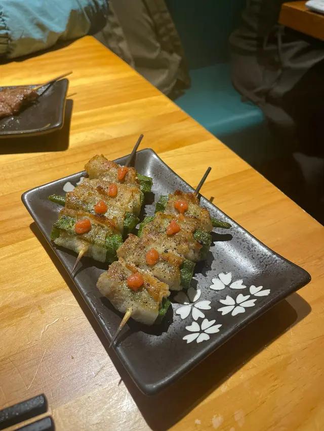 豚肉秋葵卷