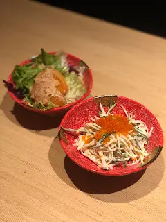 日本蕃茄沙律,蟹籽沙律