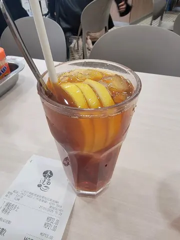 無糖的凍檸茶