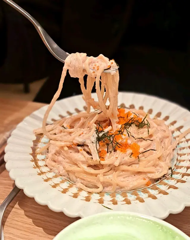 明太子蟹肉意粉