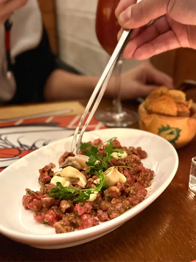 Wagyu Steak Tartare with Oyster