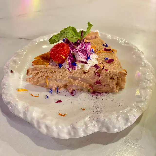 紫薯麻糬巴斯克蛋糕